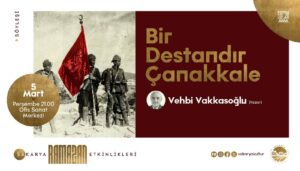 Ofis Sanat Merkezi'nde 'Bir Destandır Çanakkale' Söyleşisiyle Tarih ve Değerler Ele Alınacak