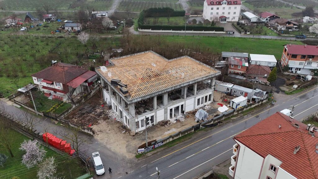 Karapürçek Sosyal Gelişim Merkezi’nde İnşaatta Yüzde 60’lık İlerleme Sağlandı