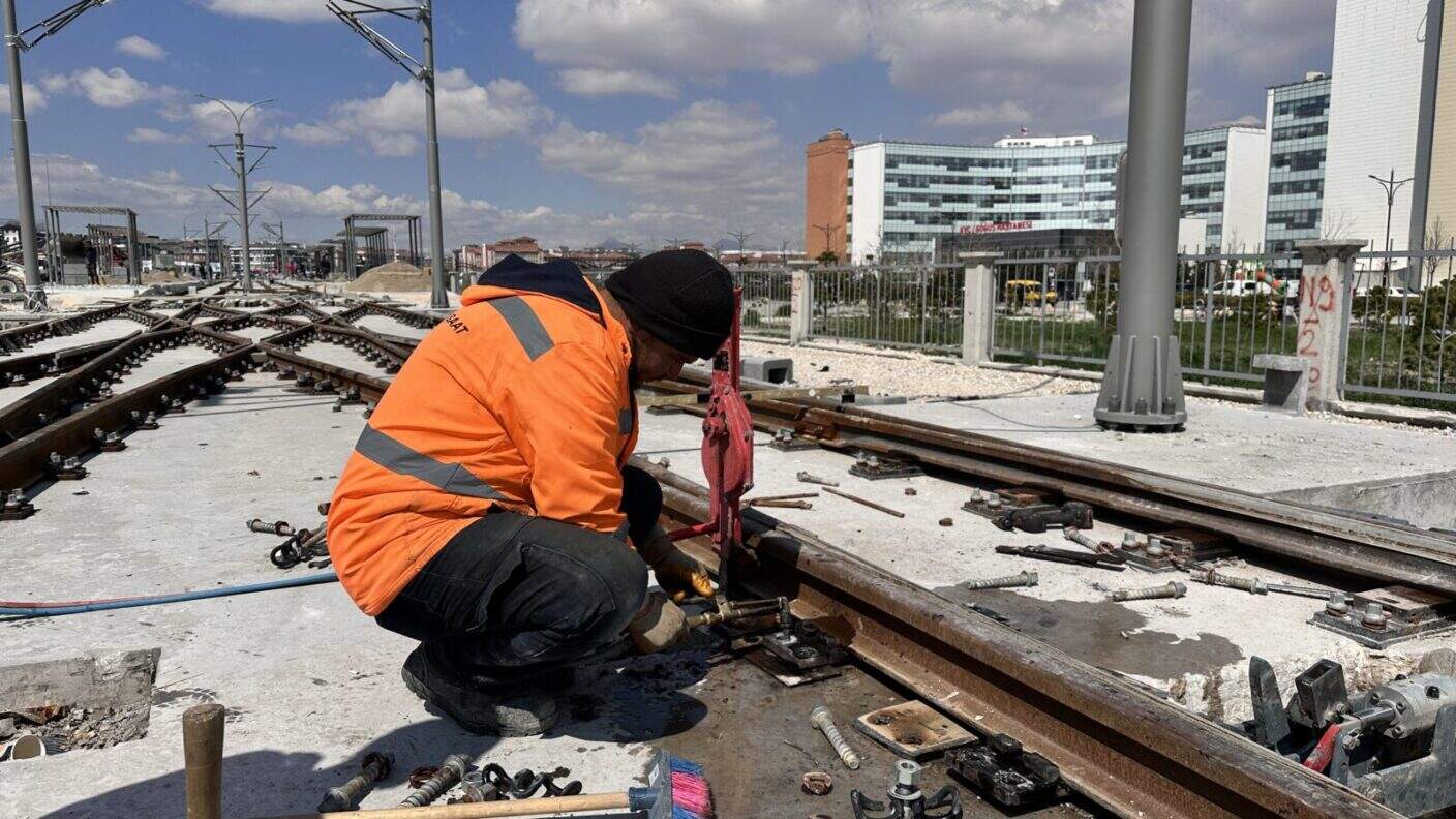 Konya Stadyum-Şehir Hastanesi Tramvay Hattı’nda Yapım Çalışmaları Planlı Şekilde Devam Ediyor