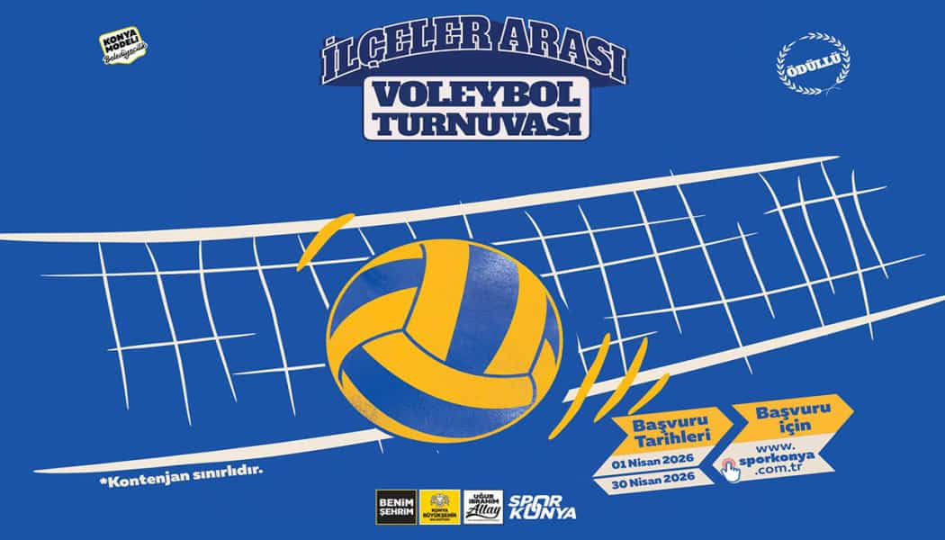 Konya'nın 28 İlçesinde Gerçekleşecek Voleybol Turnuvası İçin Kayıtlar Başladı